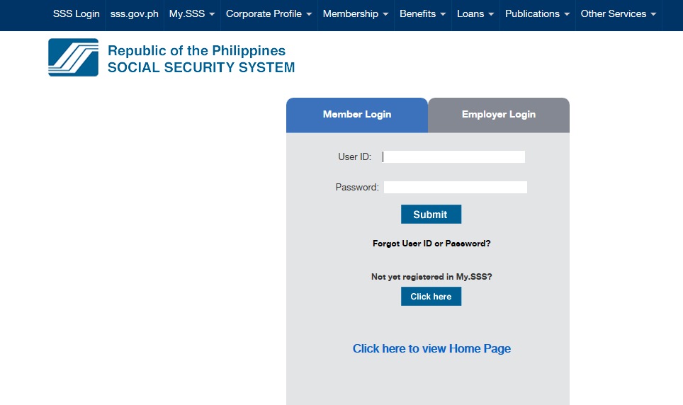 sss gov online - sss online log in