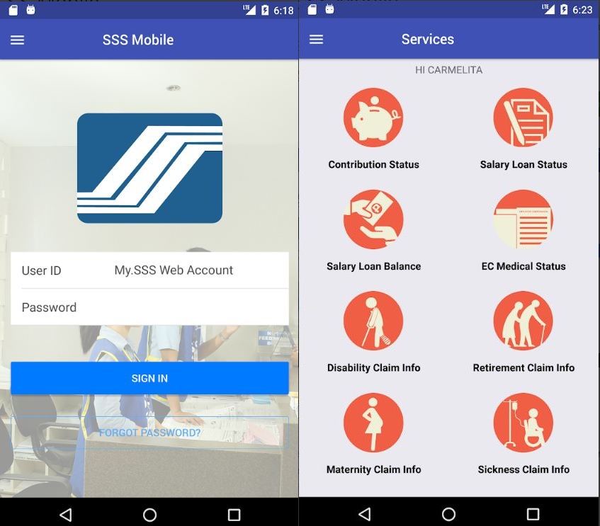 SSS now has Mobile Application Availble in Google Play Store and Apple App Store